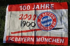 100 JAHRE  FC Bayern München EV Flagge Fahne  107x70cm, 