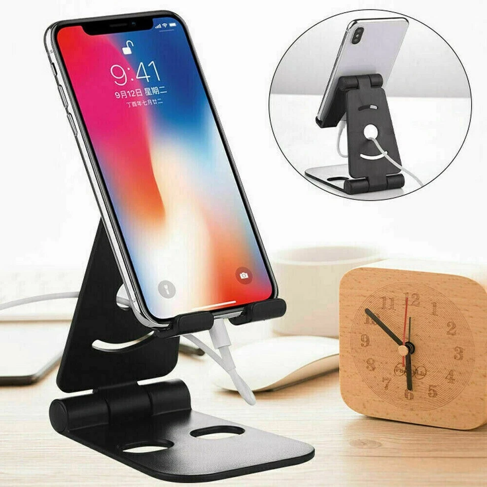 Universal Cell Phone Tablet Desk Mount Holder Stand Adjustable Phone Holder US - Image 3 of 4