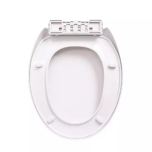 Toilettendeckel WC Sitz Klodeckel mit Absenkautomatik Toilettenbrille Bad Weiss - Bild 6 von 14