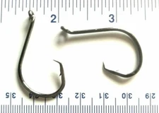 1000 GT 2X Offset Circle Fish Fishing Hooks size 4/0 - bulk 7384
