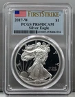 2017-W $1 PROOF American Silver Eagle PCGS PR69 DCAM ~ First Strike Label