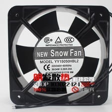 SNOWFAN YY15050HBL2 Ball bearing Axial cooling fan AC220  240V 150X150X50MM 2wire