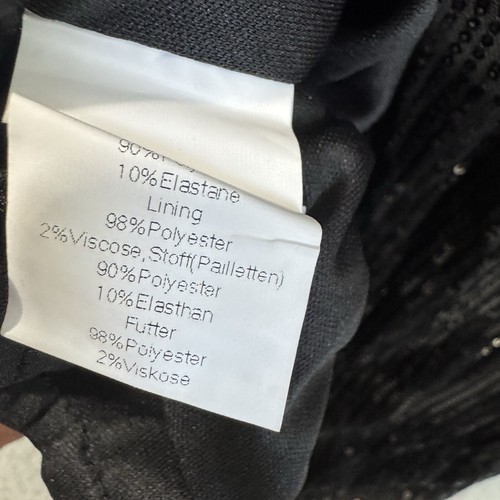 Grace Karin Womens Sequin Dress Black One Shoulder Cocktail Sparkly Glitter XL - 第 11/11 張圖片