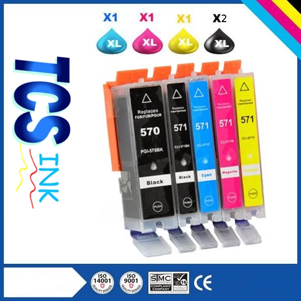 TCSINK Cartouche encre Canon TS5050, TS5051, TS5053, TS5055, TS6050, TS6051,TS6052