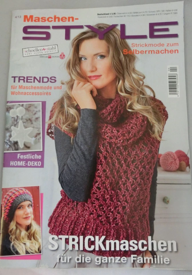 Maschen-Style 4/13:Wintermaschen fürs festliche Heim und die ganze Familie #7013 - Bild 1 von 2