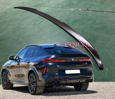 Unpainted M type trunk spoiler for BMW 2021- G06 X6 X6M Performance  