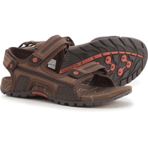 Sport Leather Comfort Sandals Dark 