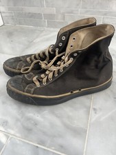 Vintage Canvas High Top Athletic Sneakers Shoes SKIPS