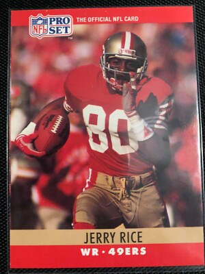 Pro Set NFL 1990 Series 1 Jerry Rice San Francisco 49ers Base 295 | eBay