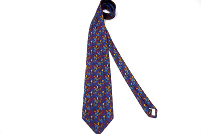 29  )  ANDRE CLAUDE CANOVA  MEN'S  TIE  100% SILK   MADE IN FRANCE