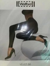 Wolford Velvet 66 Leggings Color: Mocca Size: Small 17017