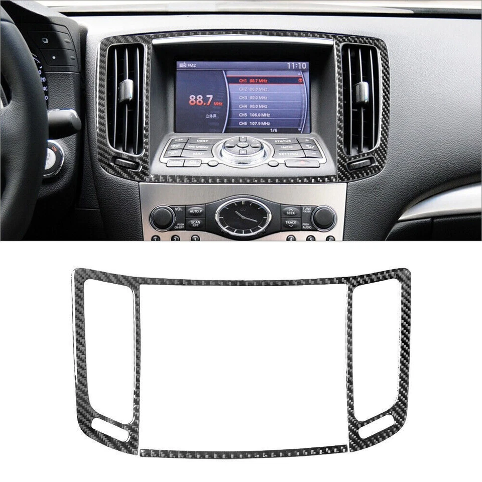 22x Carbon Fiber Full Interior Kit Cover Trim For Infiniti G37 Sedan 2010-2013 Foto 3 de 4