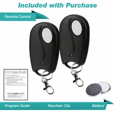 2 For MCT-3 Linear Megacode Garage Door Remote DNT00089 LD033 LD050 Key Chain