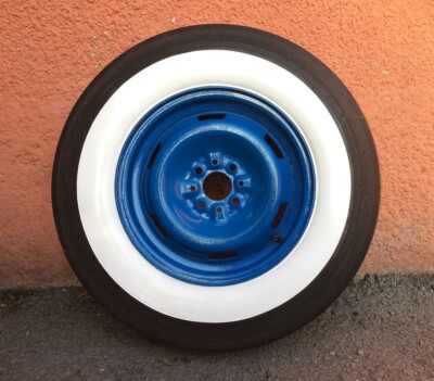American Classic Oldtimer 14" Wide White Wall Portawall Tire insert trim set x4 American Classic Oldtimer 14" Wide White Wall Portawall Tire insert trim set x4