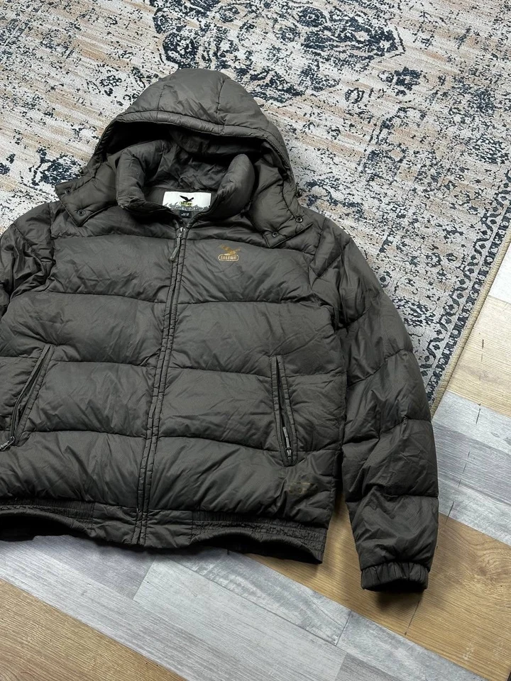 Vintage Salewa Down Puffer Jacket Hooded Winter Size M - Image 2 of 4
