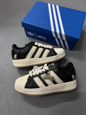 Size 9 - adidas Superstar XLG Dios - Black White | eBay