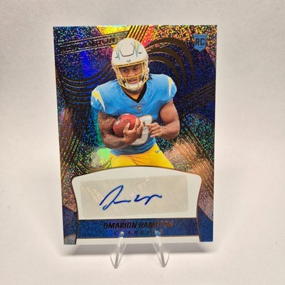 Omarion Hampton RC Auto /299 2025 Panini Revolution - Los Angeles Charger Rookie