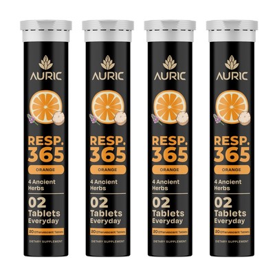 Auric Resp.365 Supplement | Natural Lung Cleanse & Detox with NAC