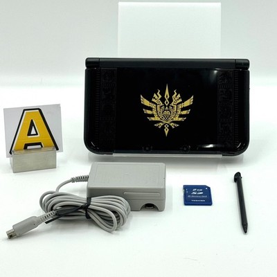 Nintendo 3DS XL LL region free Monster Hunter 4 Gore Magala Black console