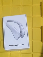 Portable USB Rechargeable Bladeless Neck Fan Hanging Air Cooler New Pink Color