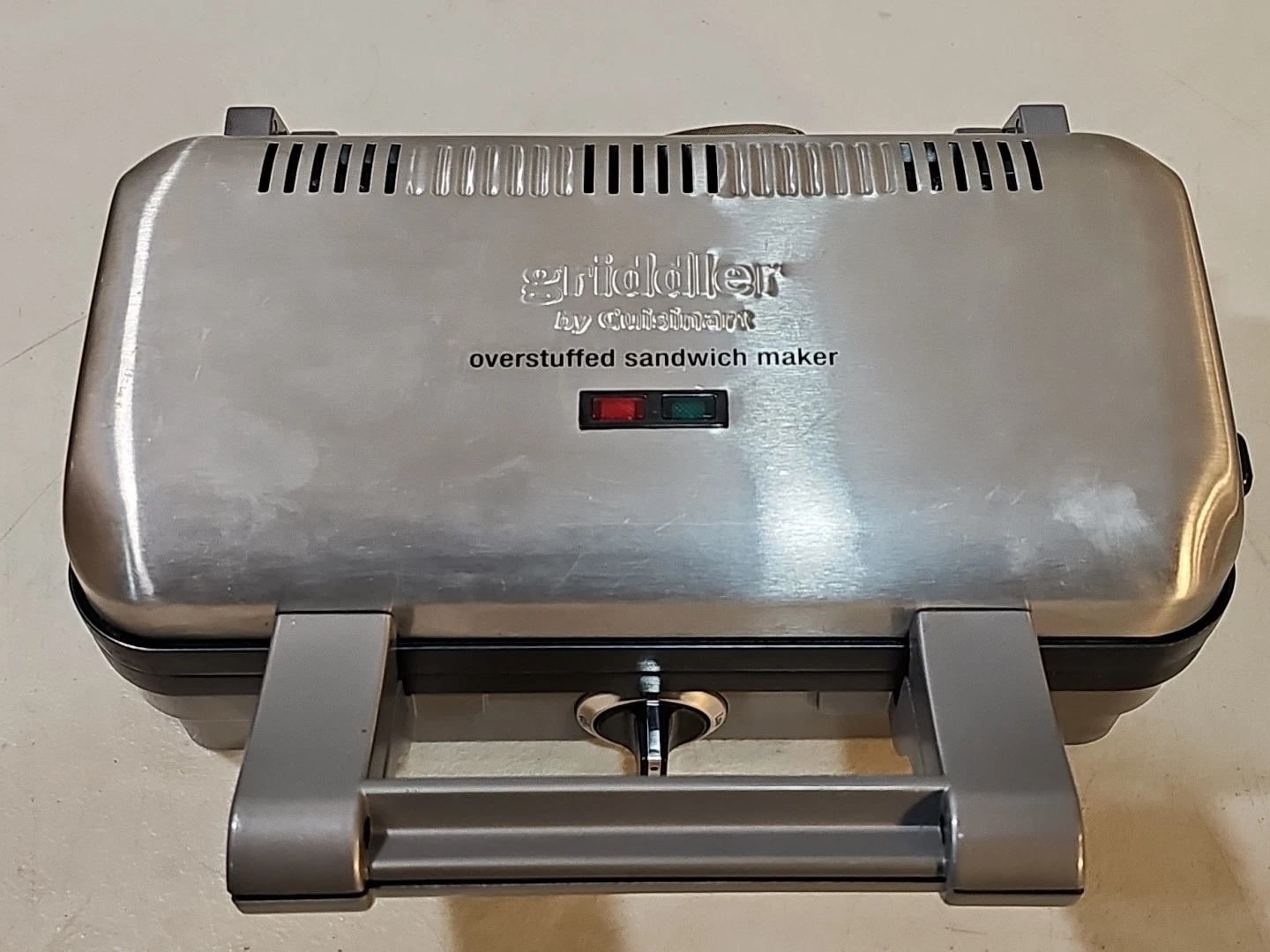 Cuisinart Stainless Steel Griddler Panini Press Sandwich GR-SM UNUSED CONDITION!
Opens in a new wind