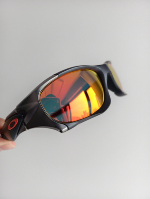 Vintage Y2K Oakley Pit Boss 2 Sunglasses OO9137 Gorpcore Red Lens