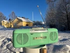 Sharp QT-50H (GR) Green Vintage 80s AM/FM Radio Cassette Boombox TESTED