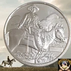 1 Oz .999 Cowboy Silver Round With An Engravable Reverse 🔥