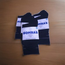 New Bombas Socks Bundle - 5 Pairs Crew Socks - Size Small S - Black Grey Stripe