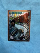 DEREK JETER 1996 TOPPS FINEST PHENOMS ROOKIE CARD RC WITH PROTECTOR PEEL MINT