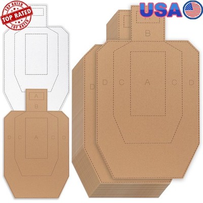 Tactical Cardboard Shooting Targets USPSA 30x18in Range Practice Training