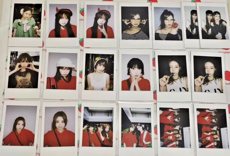 LE SSERAFIM SPAGHETTI INSTANT POLAROID WEVERSE PHOTOCARD OFFICIAL