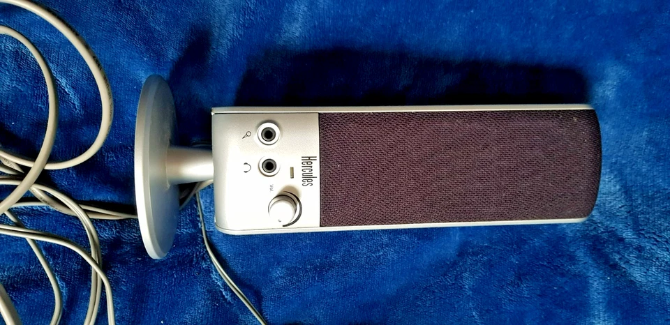 Hercules PC-Lautsprecher Typ XPS 2.010 Silber/Schwarz - Bild 2 von 4