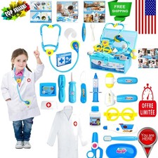 Portable Doctor Costume Kit for Toddlers 2-6 - Ideal Birthday  Halloween Gift