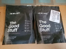 2 PACK FOR WELLNESS The Good Stuff Performance Cinnamon Coffee Booster 6.56oz EA