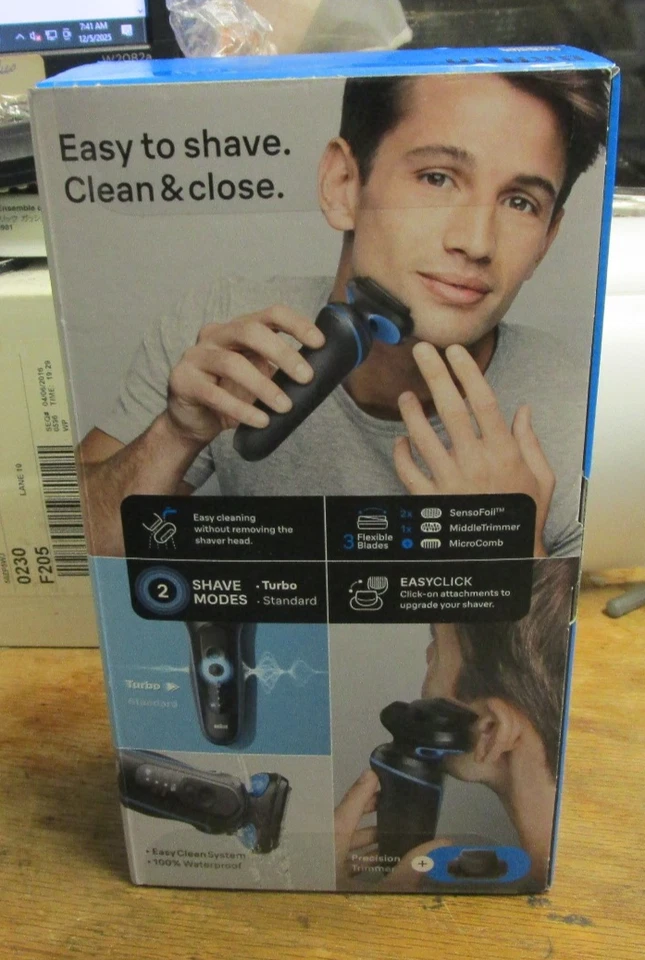 Barbeador elétrico masculino sem fio Braun Series 5 - Imagem 2 de 4