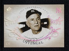 2005 SP Legendary Cuts Holofoil 50/50 Casey Stengel #12 HOF 4at