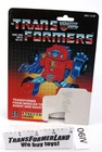 Gears Card Backer Mini Vehicles 1984 Vintage Hasbro G1 Transformers