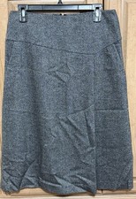 TALBOTS Wool Blend Pencil Skirt Women s Size 4 Gray Lined Career Workwear