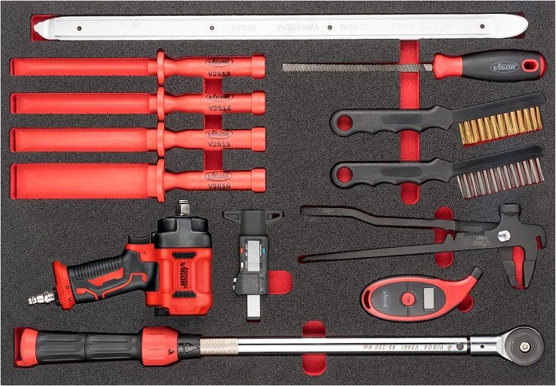 RUEDAS VIGOR / HERRAMIENTA DE NEUMÁTICOS - NÚMERO DE HERRAMIENTAS: 13