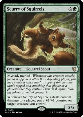Scurry of Squirrels- (NM)--EN-[BLC - 33]