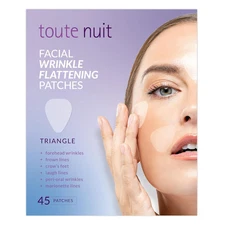 Toute Nuit Wrinkle Patches, Face Tape, Triangle - Forehead, around Eyes and Lip