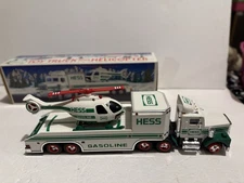 Hess Toy Truck and Helicopter 1995 Vintage in Box