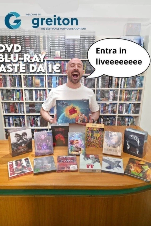 Cinema dvd, blu-ray, steelbook, edizioni limitate, aste a partire da 1 euro