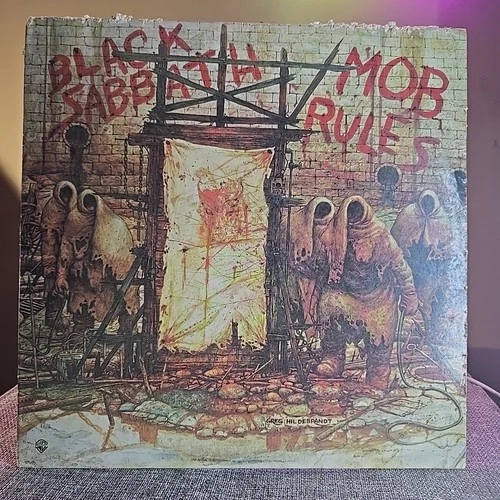 Black Sabbath–Mob Rules–1981 Warner Bros–BSK 3605 Vinyl LP