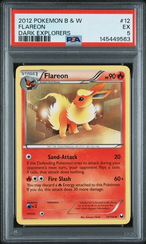 Flareon graded PSA 5 for sale on eBay