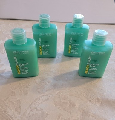 John Frieda Beach Blonde Smooth Seas Detangling Conditioner 50 ml x 4 Flaschen, Neu