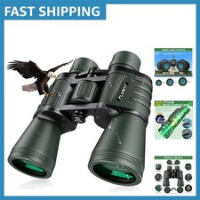 High-Powered 20x50 Binoculars: Waterproof, Low Light Vision for Sports Travel