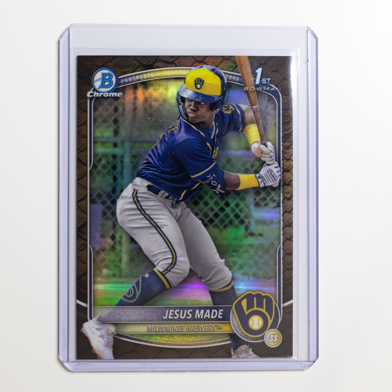 2025 Bowman Chrome Prospects Reptilian Refractors #BCP50 Jesus Made