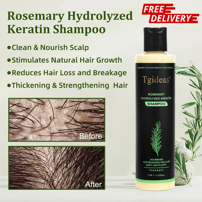 Tgideas Organic Rosemary Hair Growth Shampoo   Natural Thickening Formula